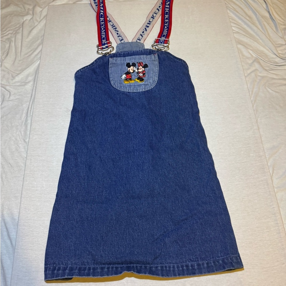 Blue Denim Mickey Mouse Dress vintage